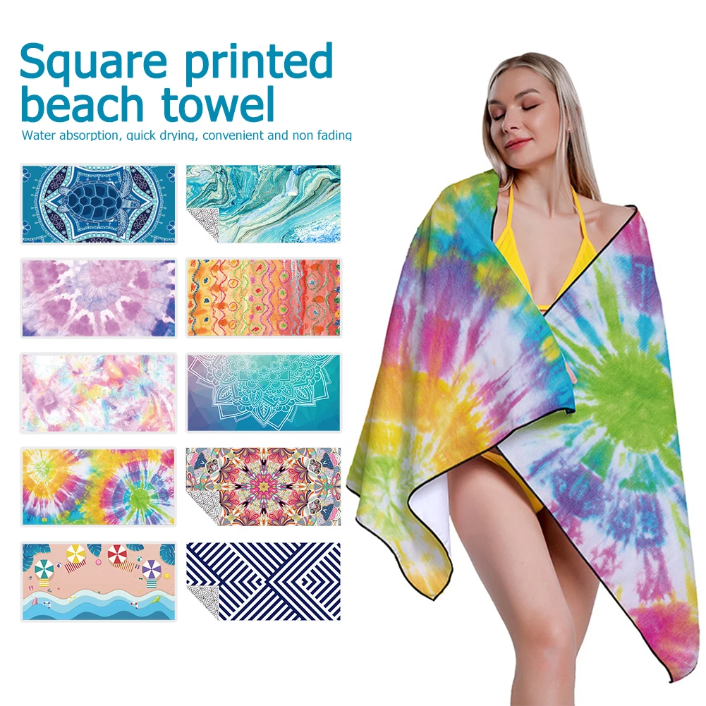 

Sports Microfiber Quick Dry Pocket Towel Portable Ultralight Absorbent Large Towel for Swimming Pool Swim Gym Fitness Yoga Beach