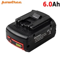 6000mah 18v batteries for bosch bat609 bat609g bat618 bat618g bat622 cordless electric screwdriver battery rechargeable