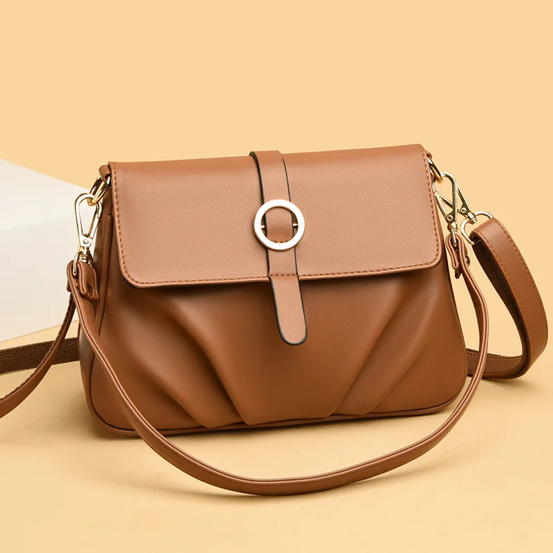 

Fashion Small Crossbody Designer Bags For Women 2022 High Quality Shoulder HandBag Casual Genuine Leather Ladies Messenger Bags