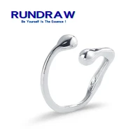 rundraw fashion womens knotted geometric irregular ring simple fresh gift girlfriend party jewelry rings bague femme