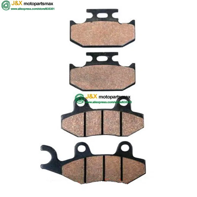 

Бесплатная доставка, 4 шт., передние и задние тормозные колодки для Kawasaki KDX 200, SR 250, SR-D 1991-1993, 1992