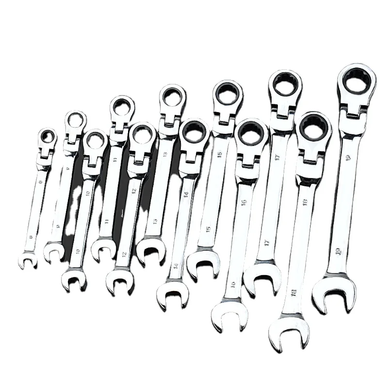 

5/7/12 pieces of hand tools universal ratchet wrench set key torque wrench car repair to household tool set