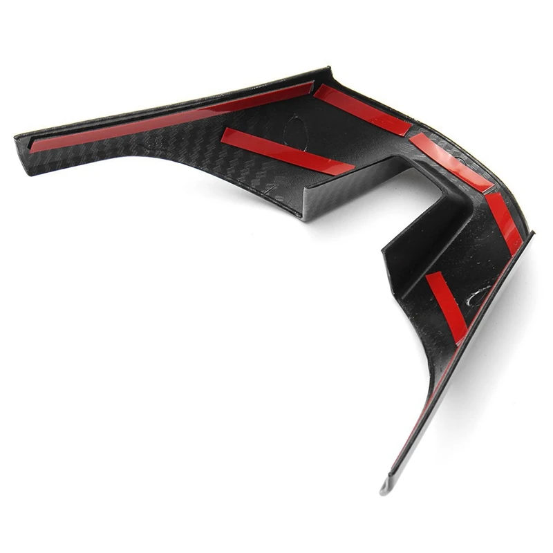 

5X Carbon Fiber Steering Wheel Decorative Frame Panel Cover Trim For MAZDA 3 Axela 2014 2015 2016