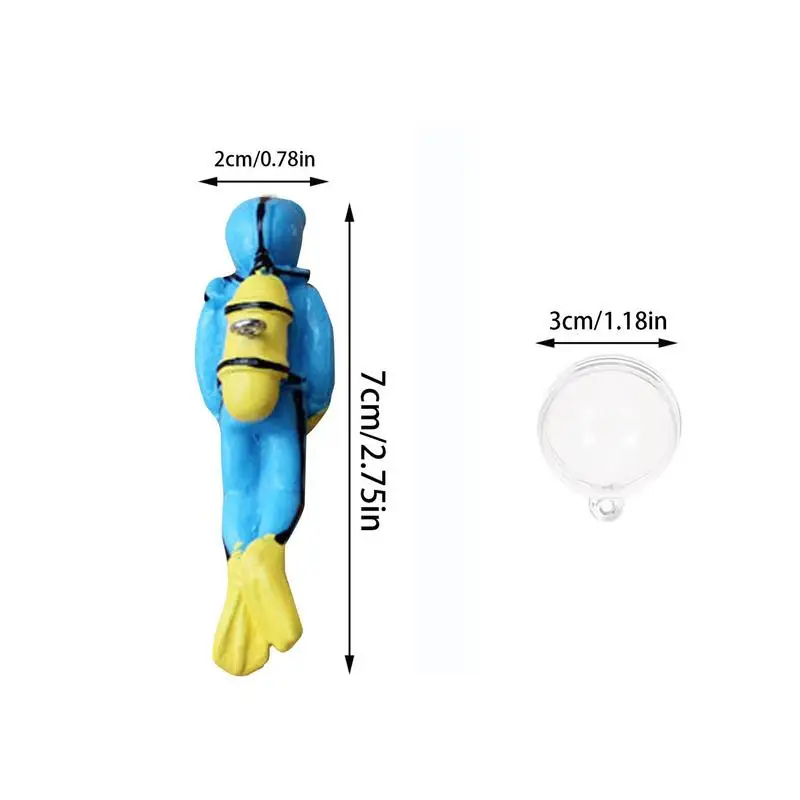 Аквариумные украшения для дайвера аквариумное украшение аксессуары плавающее