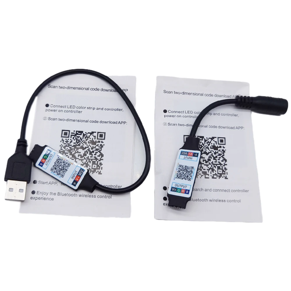 Мини RGB-Лента светодиодная с поддержкой Bluetooth USB 5 В 12 24 постоянного тока |