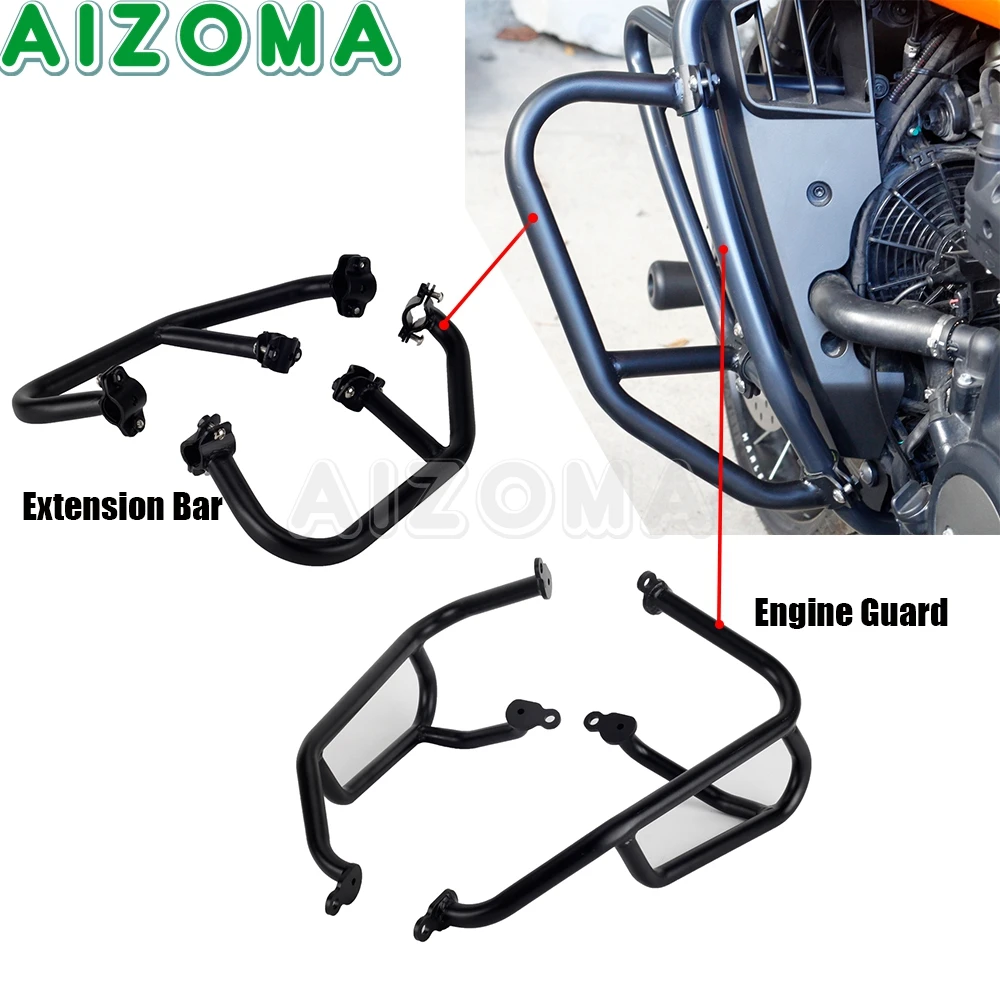 

Highway Engine Guard Crash Bar Protector for Harley Pan America 1250 Special RA1250S RA1250 2021-2022 Extension Bars Protection