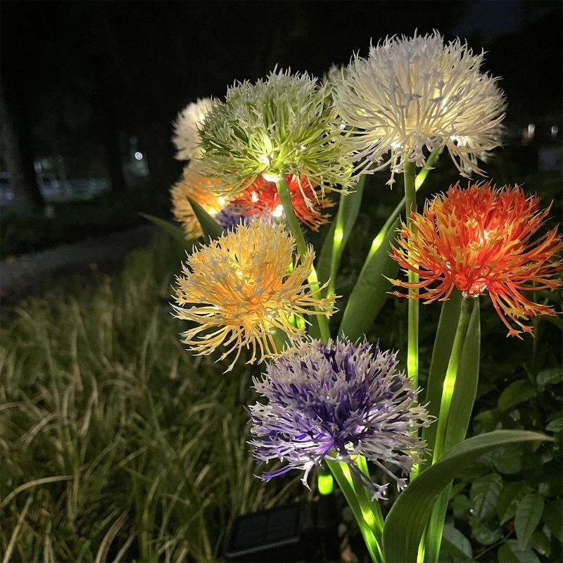 

Solar Powered Onion Flower Solar LED Lights Outdoor Waterproof IP65 LED Lamps