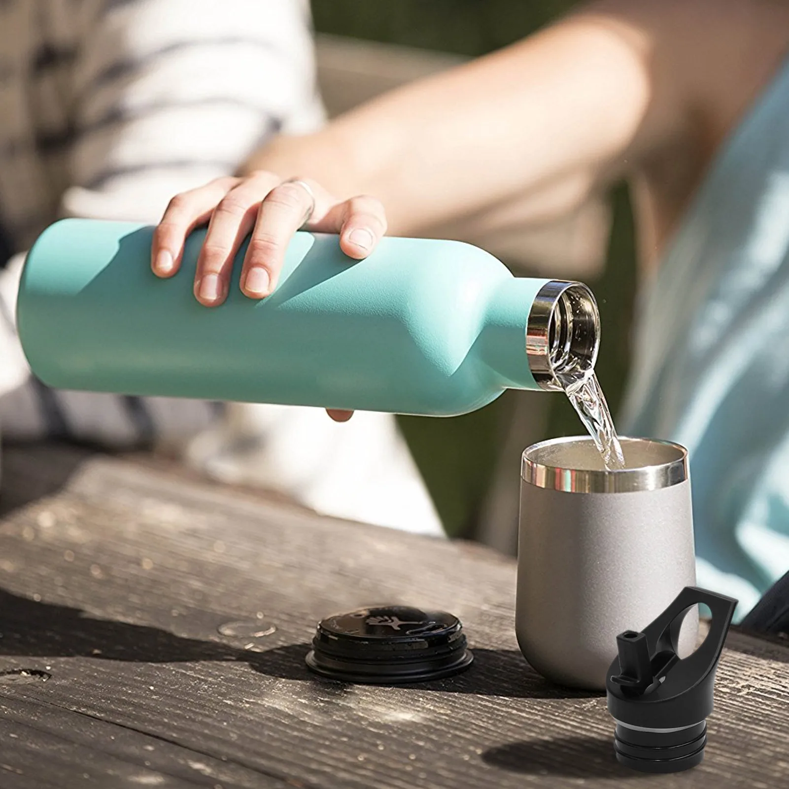 

Соломенная крышка Hydroflask для бутылки с водой, 18/21/24 унции