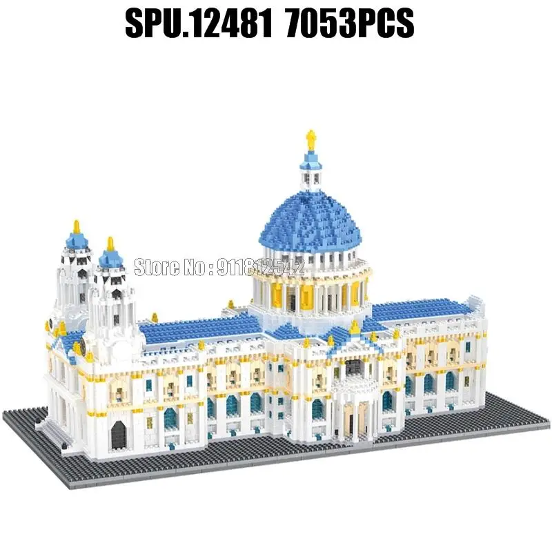 8650 7053 шт. Всемировая великолепная архитектура знаменитый собор Святого Павла