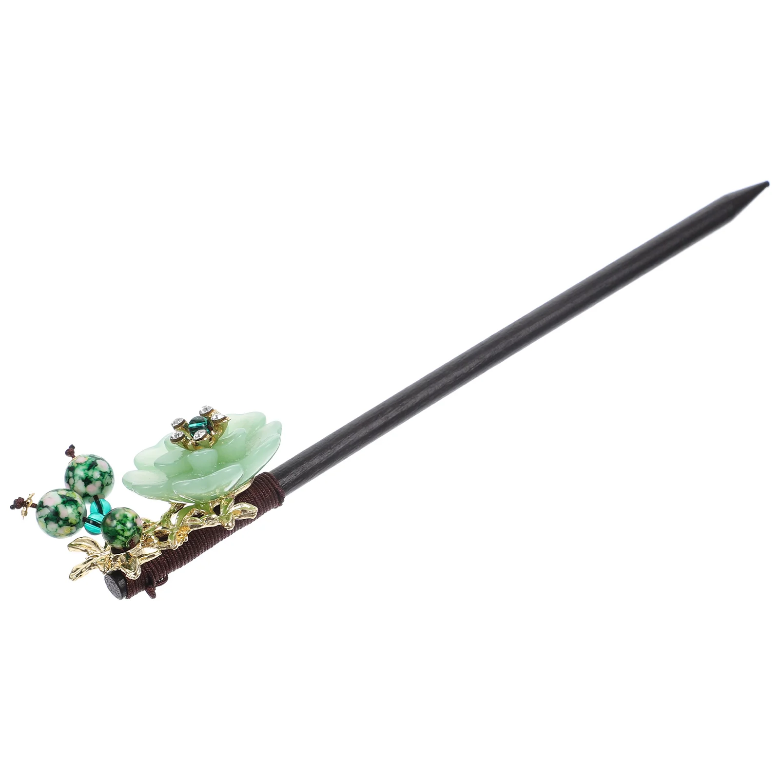 

Agate Hair Stick Chopstick Chinese Hairpin Sticks Women Tassel Alloy Miss Chopsticks