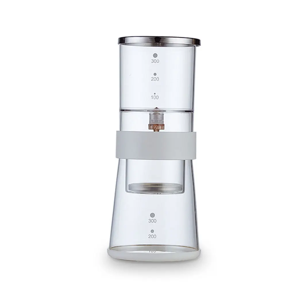 

Coffee Maker with Adjustable Dripper Detachable Glass Tea Beverage Teapot Drinkware Supply Household Restaurant