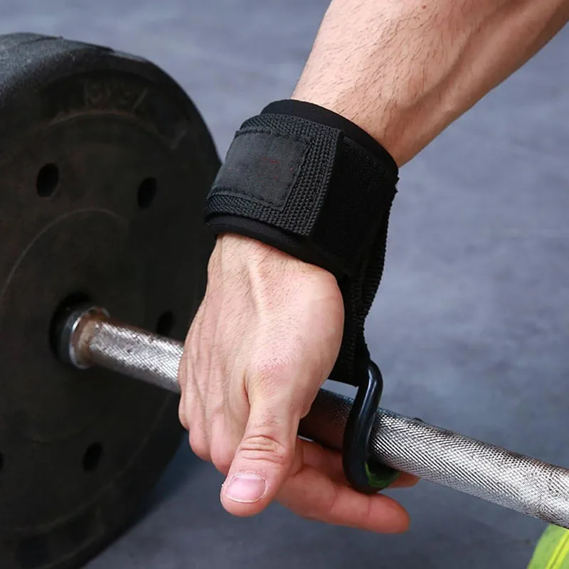 Крючки для тяжелой атлетики подъемные запястья тяжелые крючки упражнения