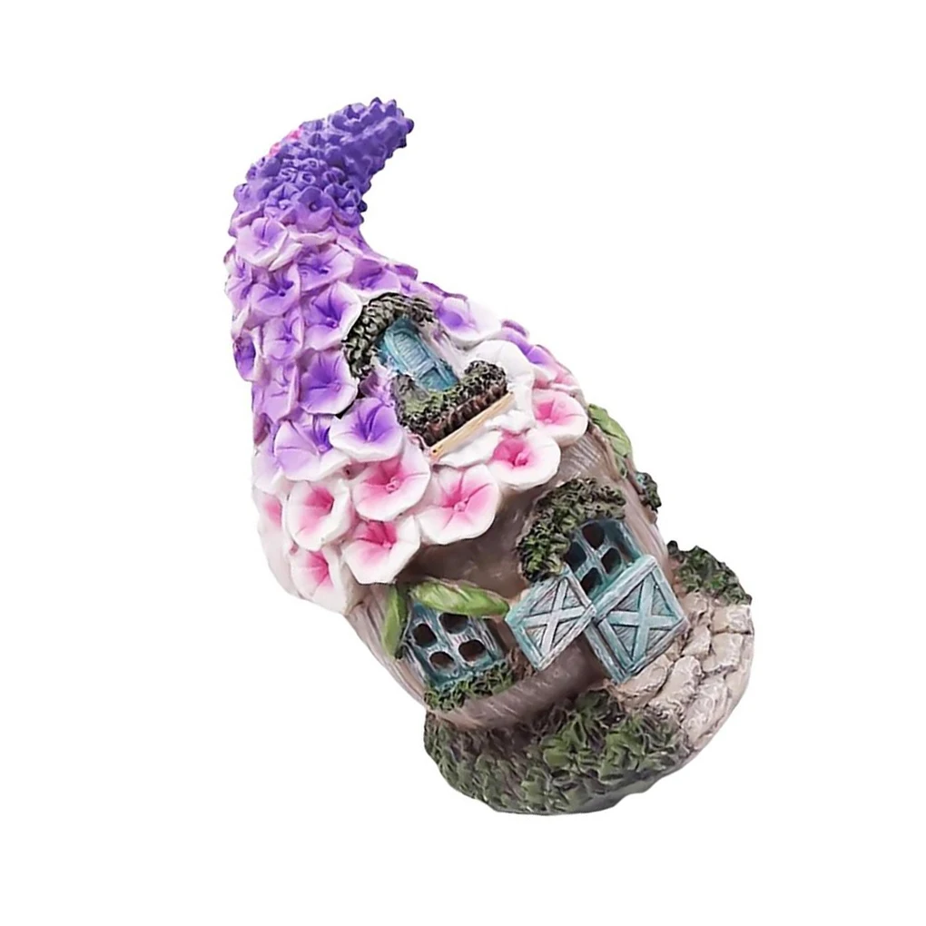

Resin Miniature House Decor LED Portable Replacement Waterproof Decorative Solar Powered Garden Park Indoor Outdoor Ornament