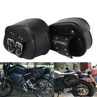 motorcycle mini saddle bags side pu leather bag for harley sportster xl 883 1200
