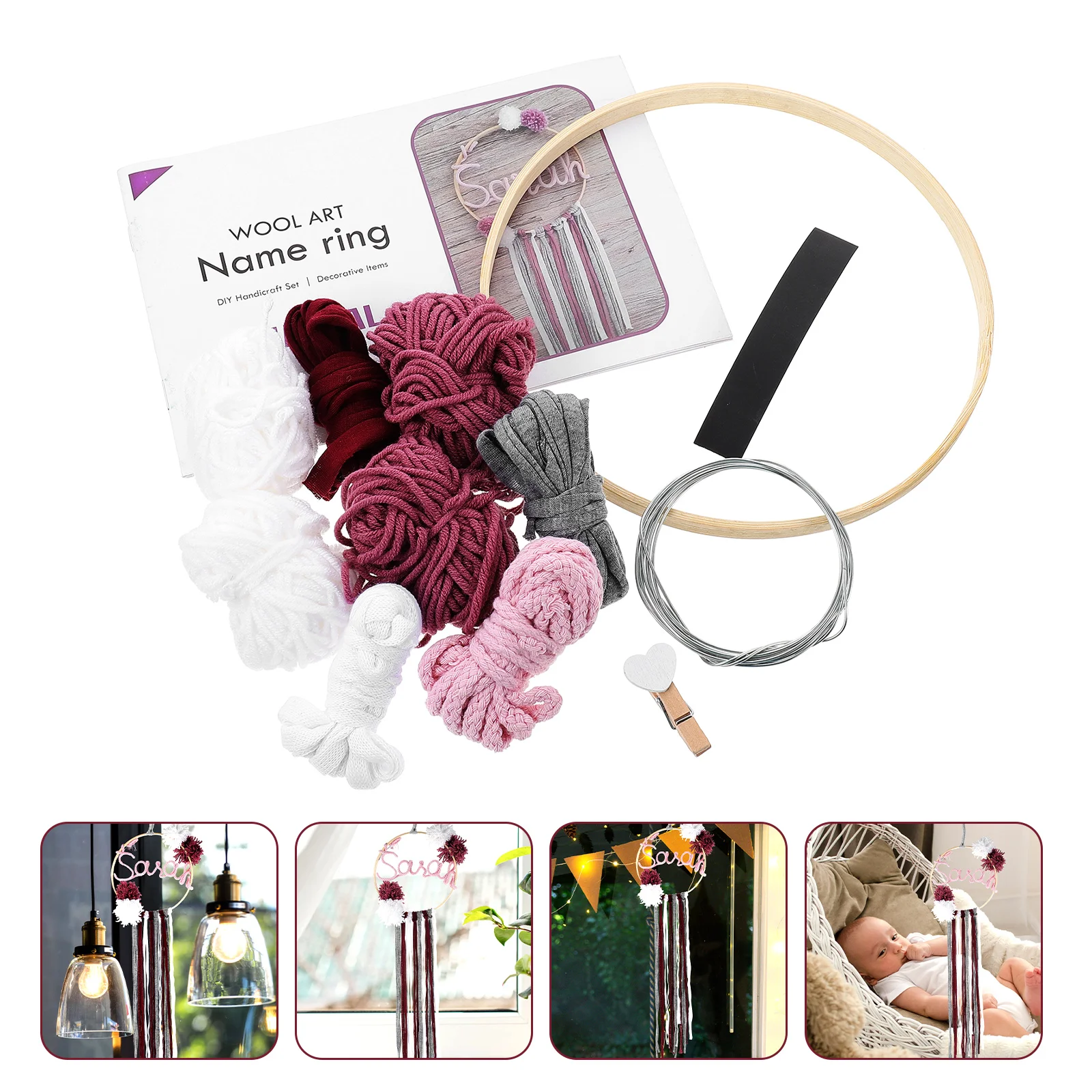

Dream Catcher Diy Wall Dreamcatcher Kit Ornament Hanging Craft Macrame Decor Makingdecoration Kitscar Rope Made Decorations