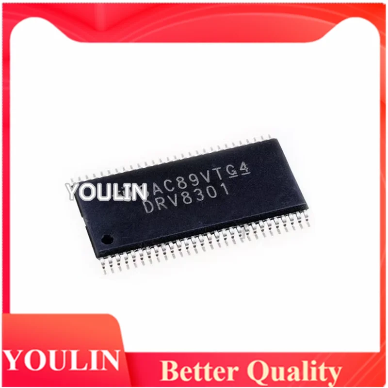 

2pcs New genuine DRV8301DCAR silk screen DRV8301 package HTSSOP-56 Power management integrated circuit chip