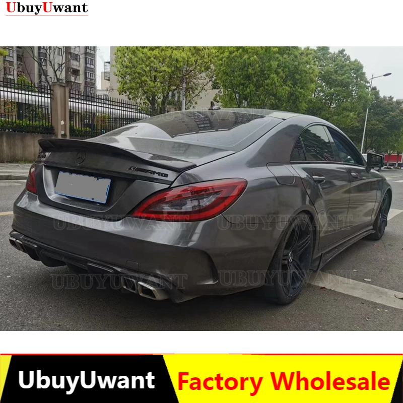 

Задний бампер для Mercedes Benz W218 2011-2017, углеродное волокно