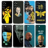 clear phone case for samsung s22 s21 s20 s10e s10 s9 plus lite ultra fe 4g 5g soft silicone case cover breaking bad art show