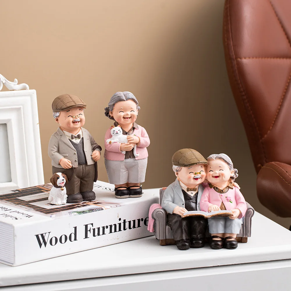 

Companion Figurines Resin Modern Figure Statue Model Home Decoration Bedroom Decor Christmas Decorations Birthday Crafts Gifts