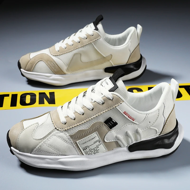 

Мужская повседневная спортивная обувь, кроссовки для скейтборда, удобные уличные износостойкие Нескользящие дышащие кроссовки на толстой подошве