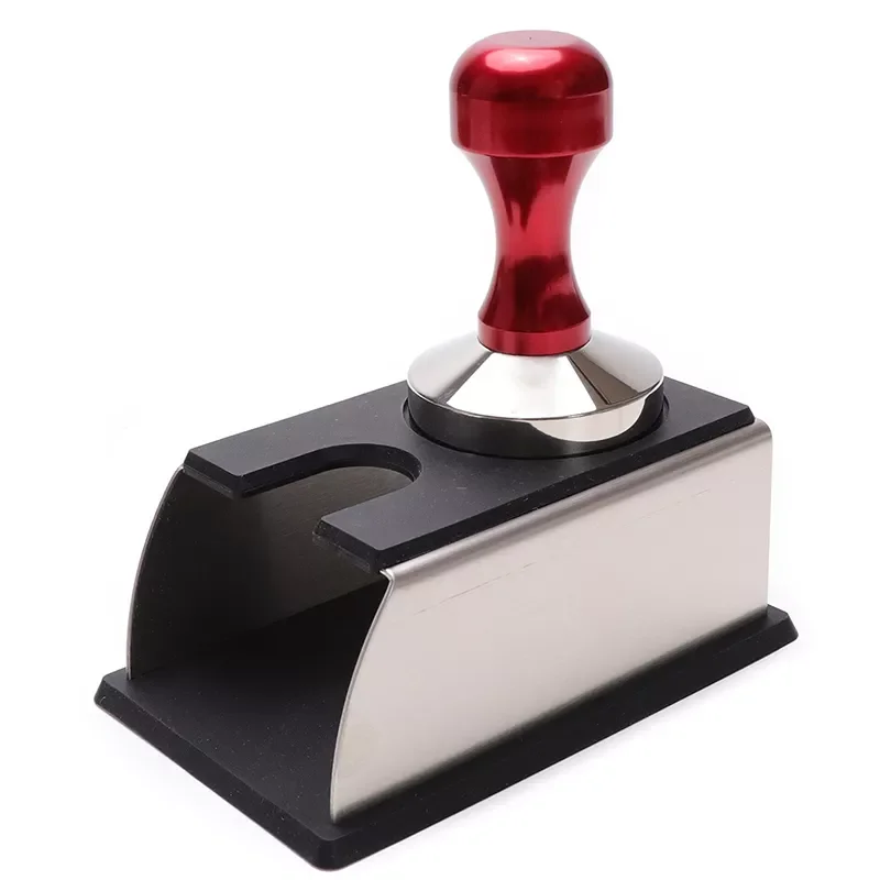 

NEW2022 Espresso Tamper - Premium Barista Coffee Tamper with Stainless Steel Base and Silicone Coffee Tamper Mat (49/51/53/58mm)