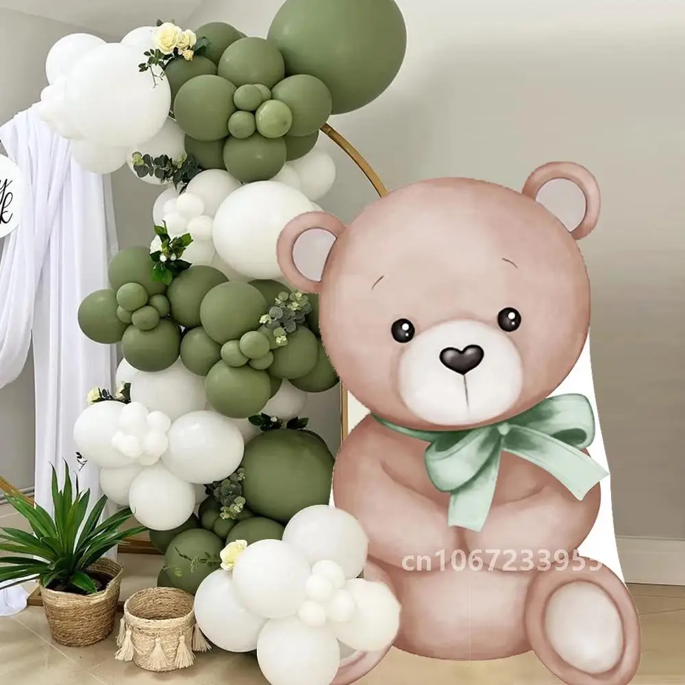 18/36-дюймовый плюшевый мишка с вырезом мозаичная доска мы можем Bearly Wait фон