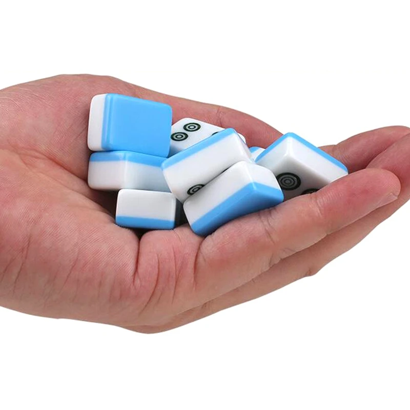 

Mini Mahjong 24Mm 144Pcs/Set Chinese Traditional Mahjong Board Game Family Toys Are Meticulously Crafted