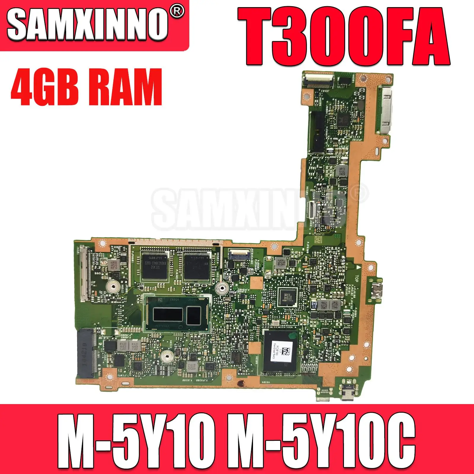 Материнская плата T300FA, системная плата CPU M-5Y10 4GB-RAM SSD/64G для ASUS T300FA T300F, материнская плата для ноутбука, тест 100% ОК
