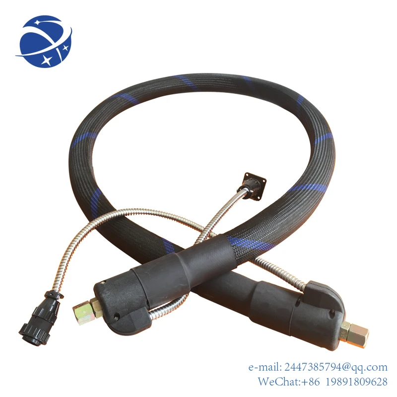 

Yun YiLiujiang hot melt glue hose heated hoses for gluing machine customized according to meter and aviation plug