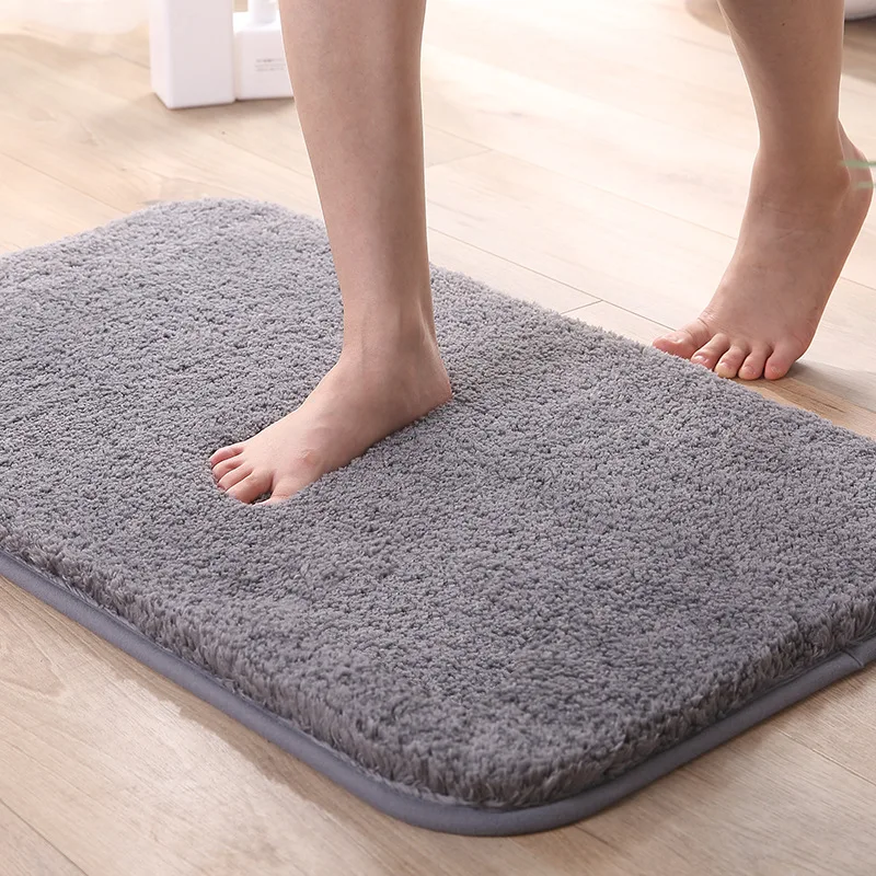 

40*60CM Non-Slip Bath Mat Cobblestone Embossed Bathroom Carpet Shower Room Doormat Memory Foam Absorbent Floor Mat Rugs For Home