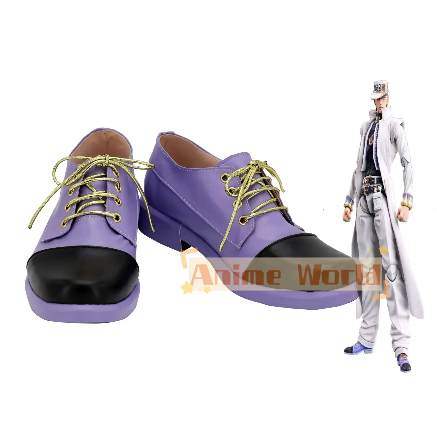 Аниме Kuujou Joutarou обувь для косплея сделанная на заказ Хэллоуин карнавал