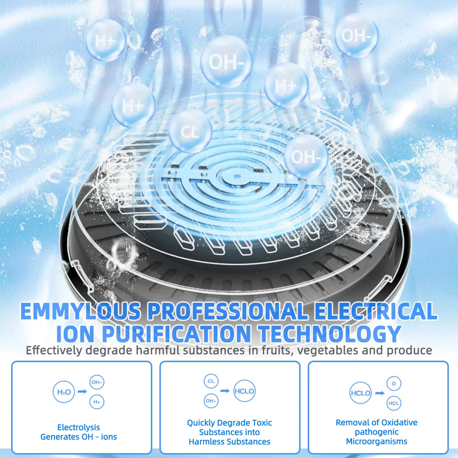 Посудомоечная машина для фруктов и овощей устройство очистки воды IPX7 с