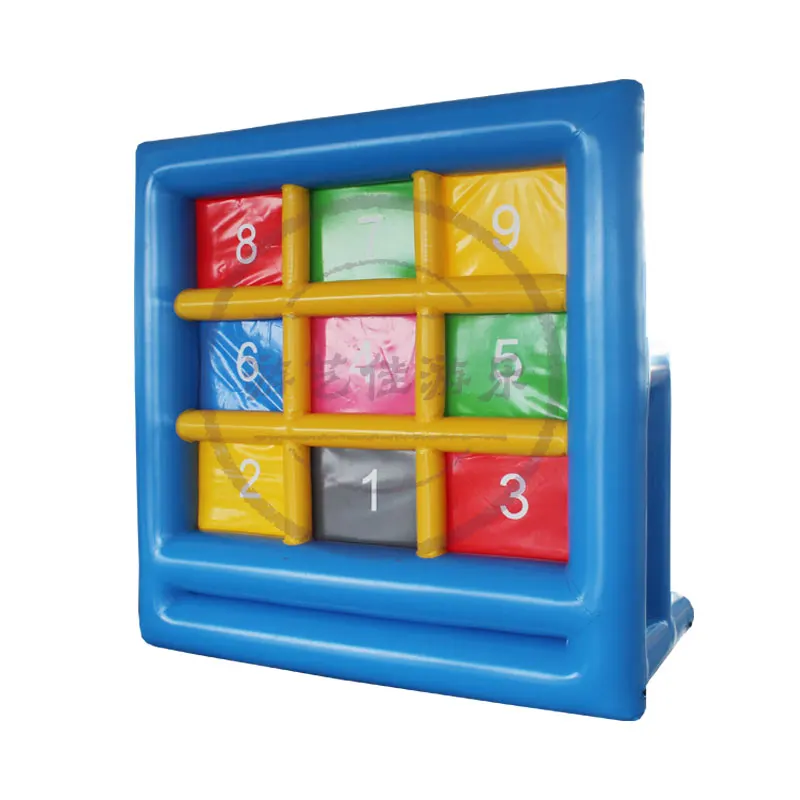 Забавный надувной футбол девять дворцовых сетчатых стрельбы реквизит для