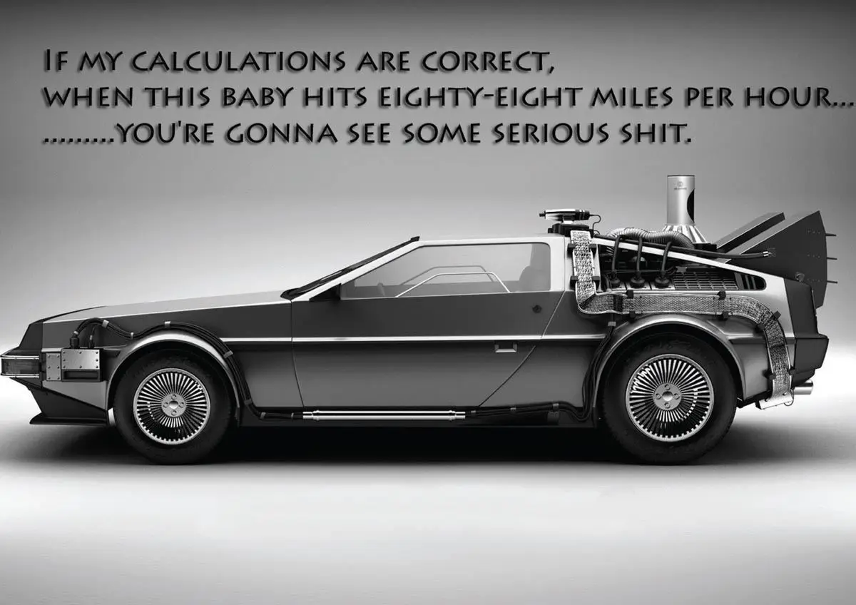 

Фон для фотографий «Назад в будущее»