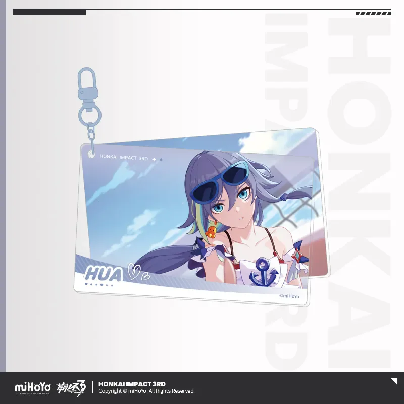 Фото [Подлинный] Honkai Impact 3-й официальный товар miHoYo, оригинальная тематическая серия CG, акриловый кулон, брелок Elysia Mobius Kiana, косплей №3