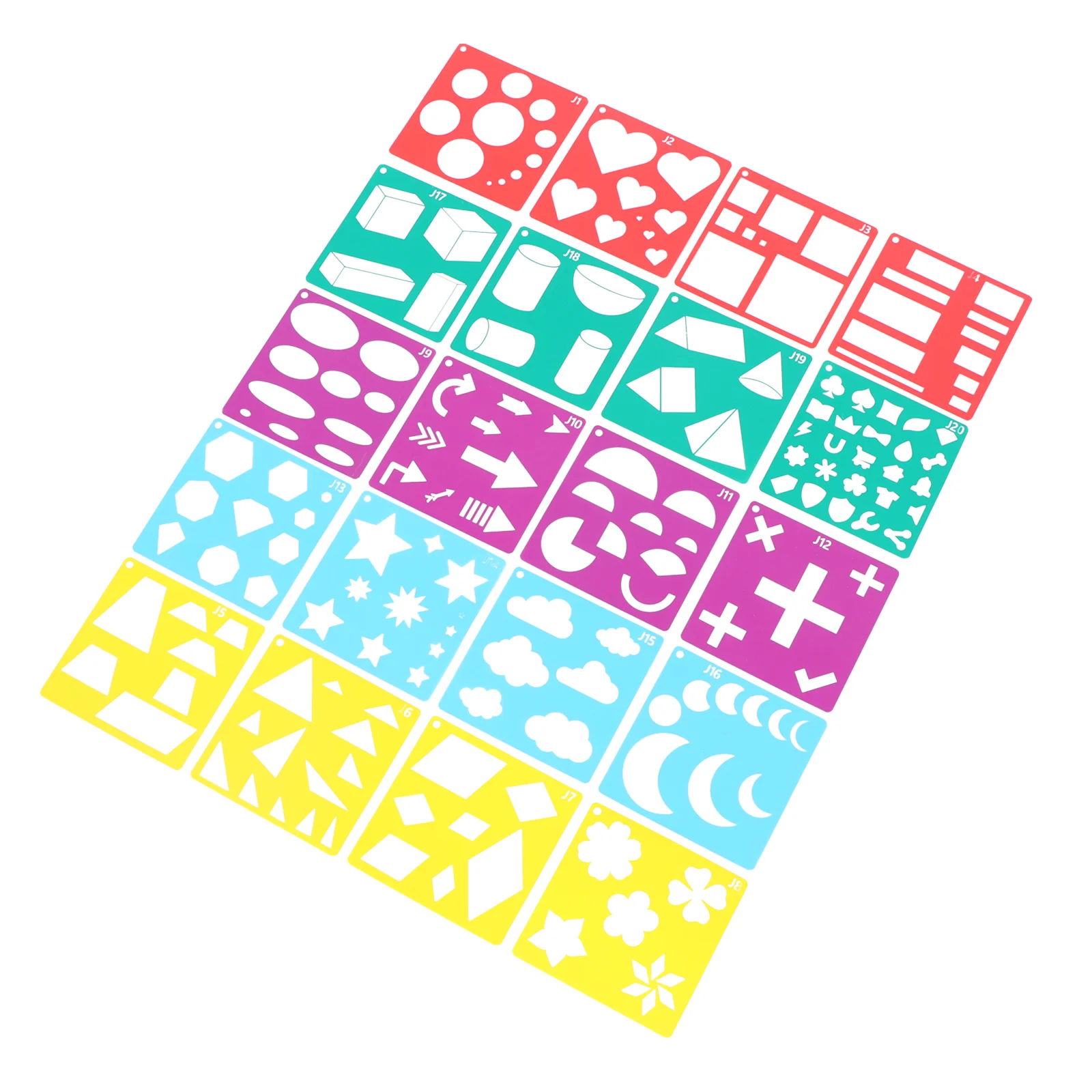 

1 Set Painting Templates Geometrical Shape Templates Shapes Tracing Frame