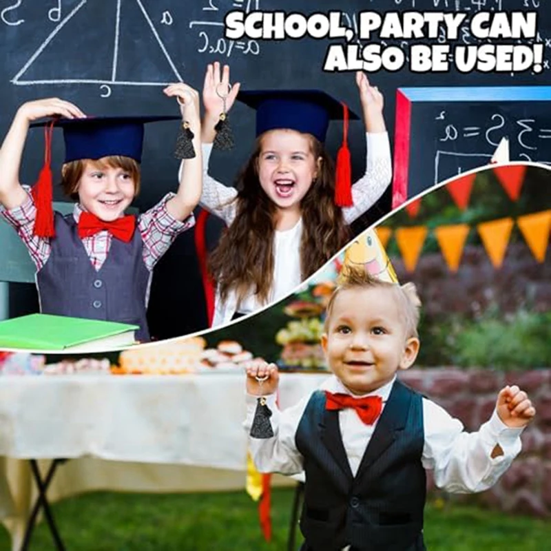 40 шт. акриловые брелки-мегафон Cheer с кисточкой подарок команды поддержки