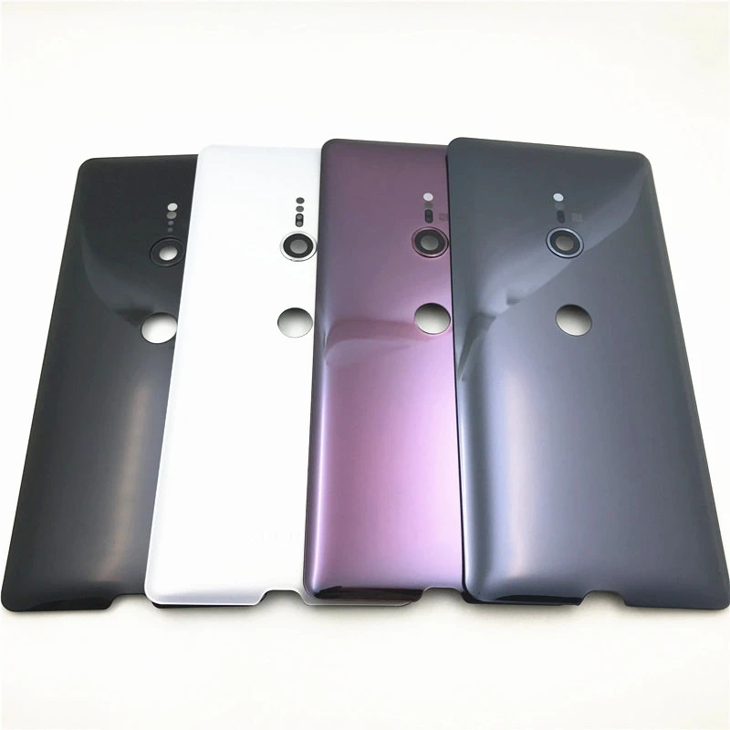 

10Pcs For Sony Xperia XZ3 Glass Battery Cover Door Housing Rear Case With Camera Lens For Sony Xperia XZ3 Battery cover Replace