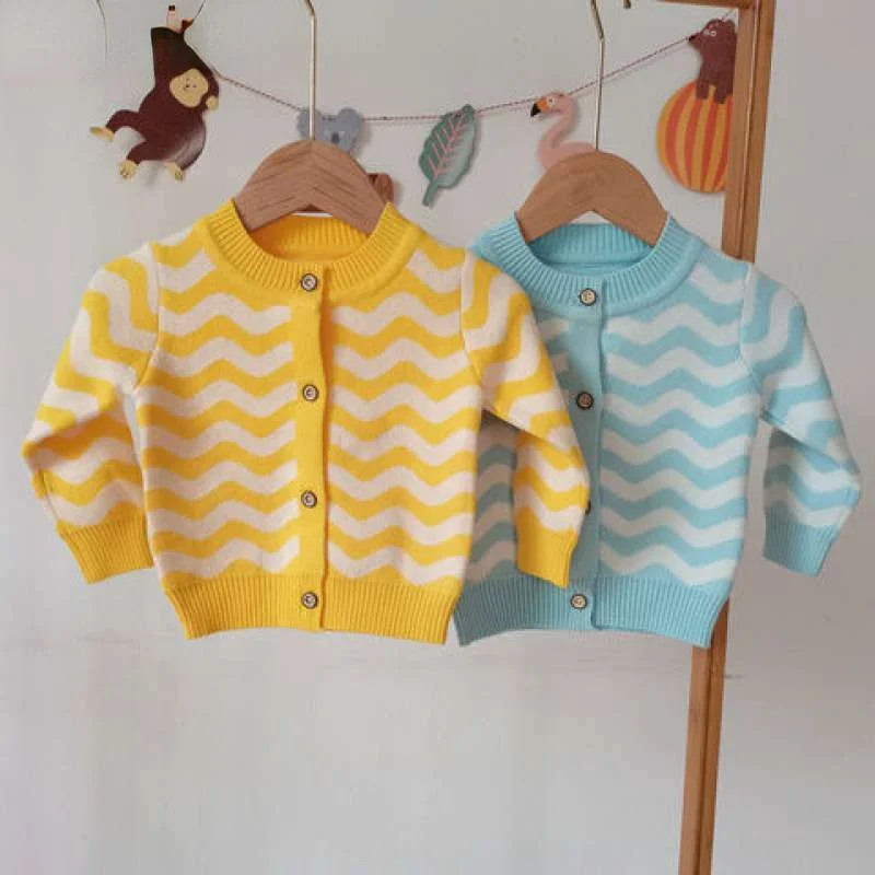 

Свитер для маленьких мальчиков, кардиган, пальто, весенне-осенне-зимние детские свитера, детская одежда, клетчатые Полосатые свитера с круг...