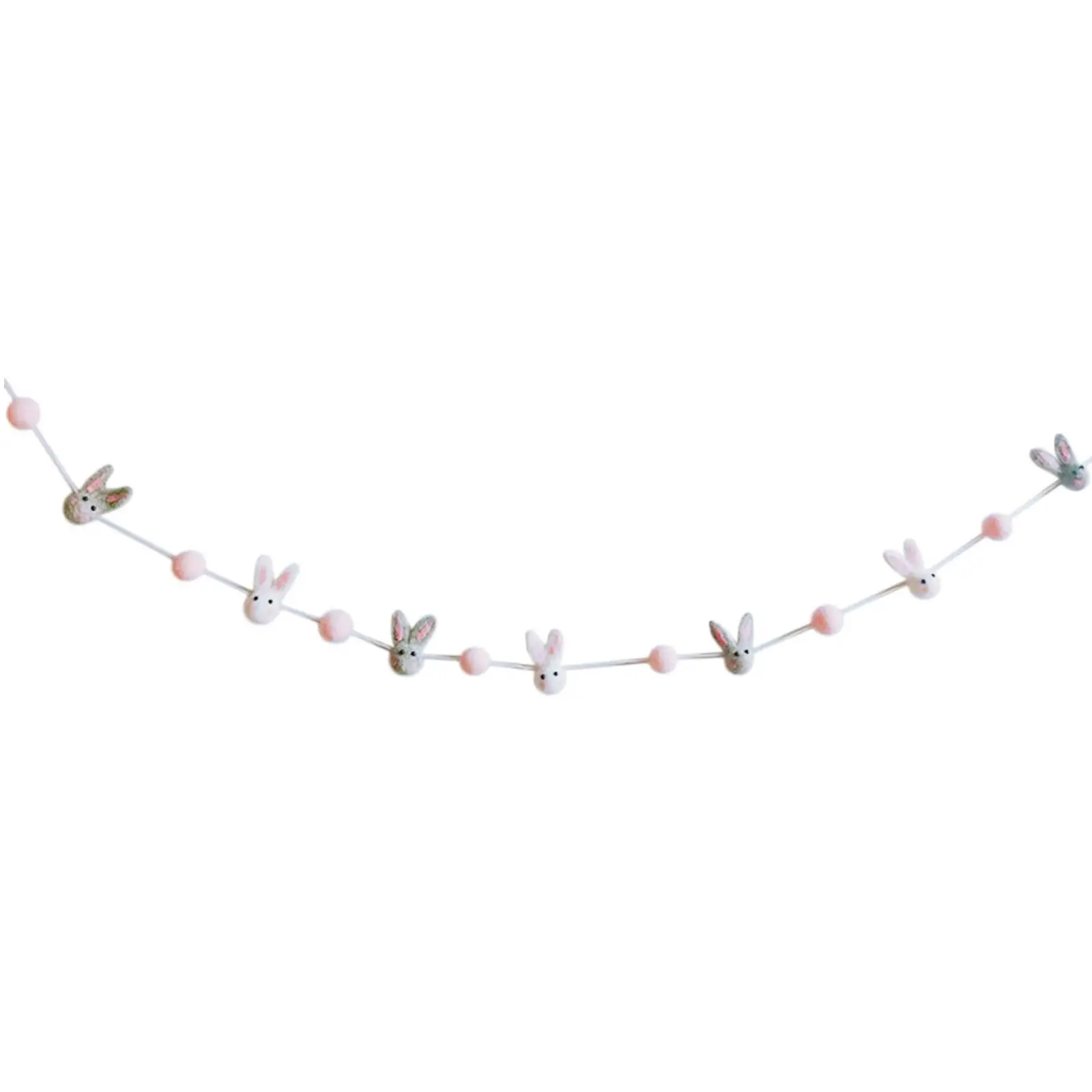 

Скандинавская Пасхальная шерстяная фетровая фотогирлянда, баннер для весеннего дерева, украшение для детской комнаты