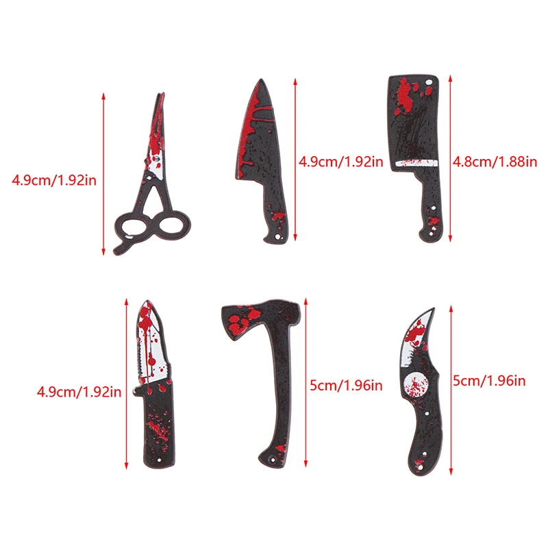 1 шт. миниатюрный кукольный домик ножницы из смолы Ax декор для Хэллоуина