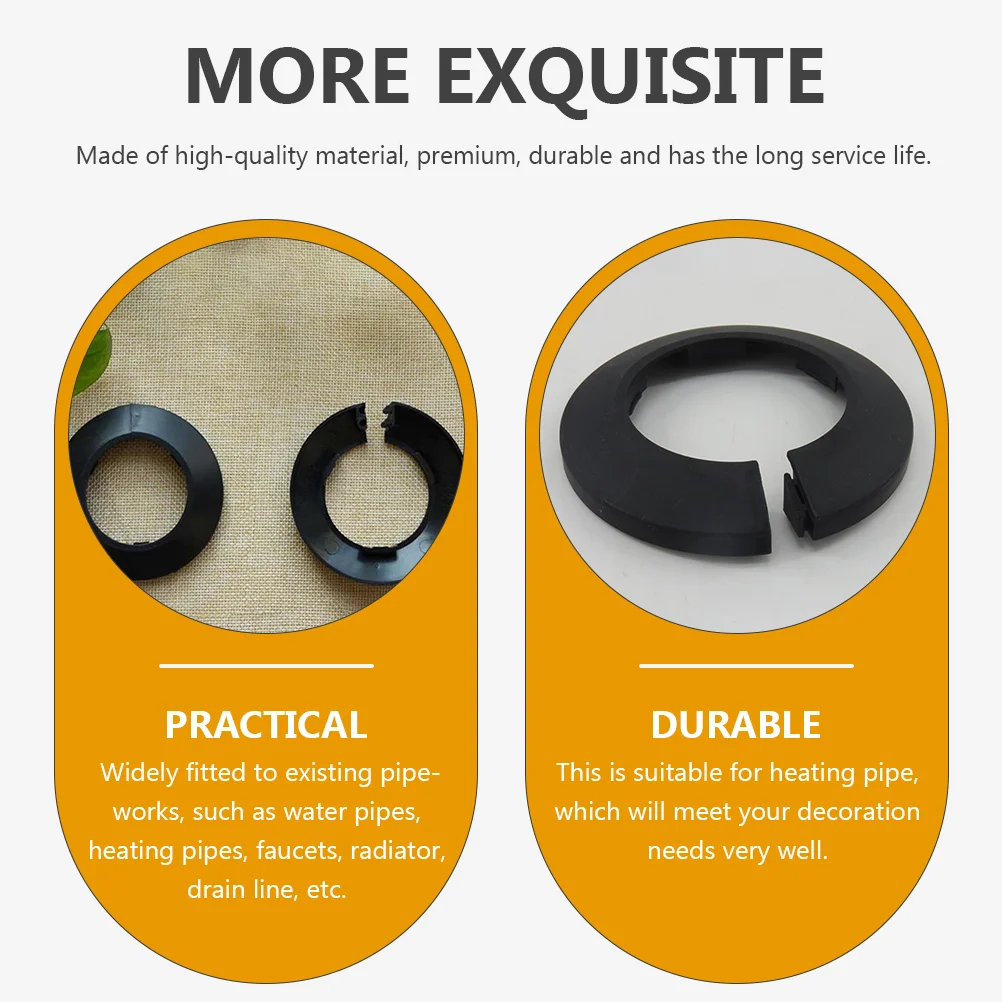12 шт. круглая крышка украшение для труб отверстие трубопровода крышки радиатора