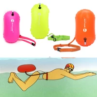 float bag waterproof pvc inflatable swim buoy water sport lifesaver swimming life buoy air dry tow sailing flotation bag