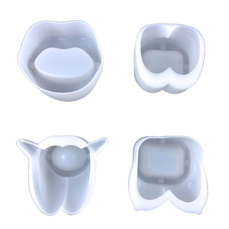 

R3MC Human Body Ashtray Mold Diy Storage Box Mold Crystal Glue Mold for DIY Crafts