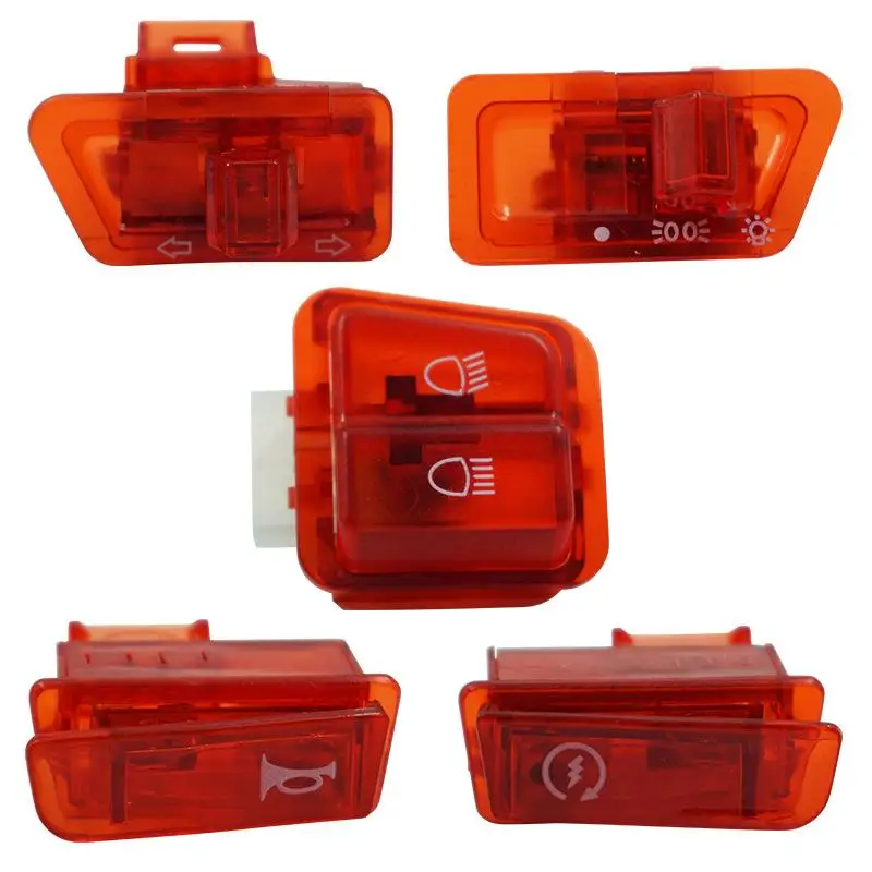 

Motorcycle Switch Button Kit Headlight Turn Signal High/low Beam Dimming Horn Start Various Switches Accessories wholesale