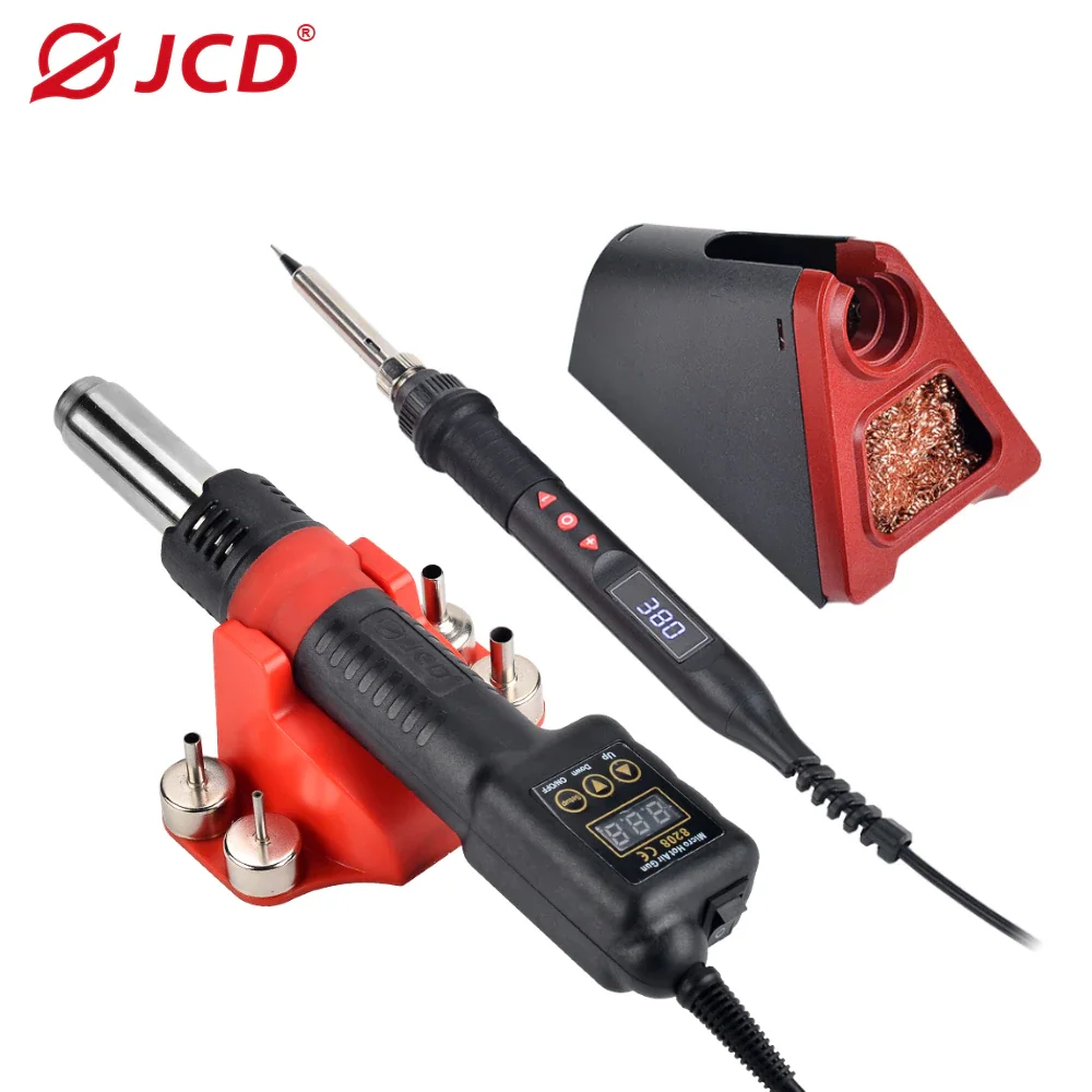 

Паяльная станция JCD 8208 BGA, с термофеном, ЖК-дисплеем, 750 Вт