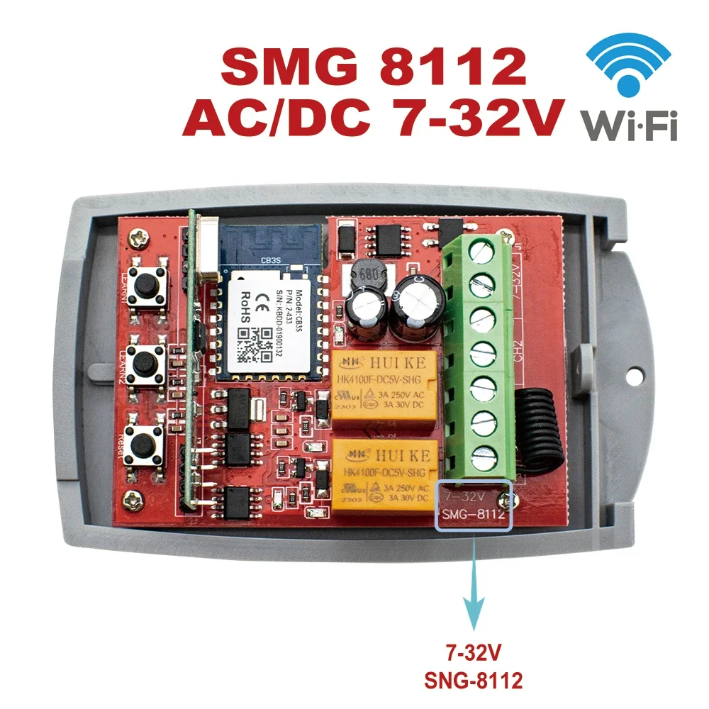 

Scimagic-RC Умный Wi-Fi приемник для гаражных ворот