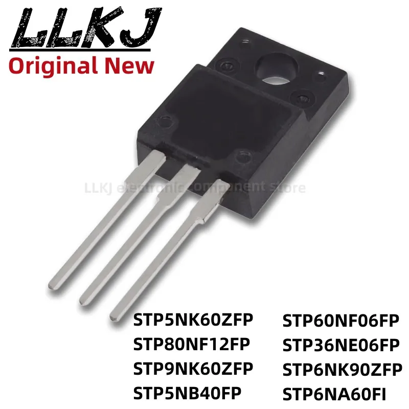 1 шт. STP5NK60ZFP STP80NF12FP STP9NK60ZFP STP5NB40FP STP60NF06FP STP36NE06FP STP6NK90ZFP STP6NA60FI TO-220 MOS FET