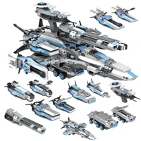 moc domino building block spaceship battleship model boy assembled educational toy brick mens hobby collection gift