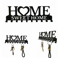iron wall mounted key holder retro wall hanging mounted hooks storage holder 10 2x3 5x0 5 inch home living rome hook rack